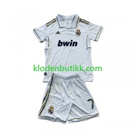 Real Madrid Cristiano Ronaldo 7 Barn Retro Hjemme Fotballdrakt 2011-2012 Kortermet